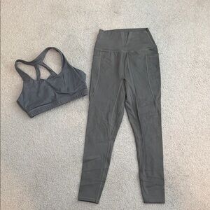 Army Green Women's High-Waisted Leggings